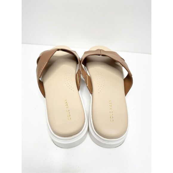 Cole Haan Sandals Womens Size 8.5B Grandpro Rally Criss Cross Slip On Slides - Picture 4 of 11